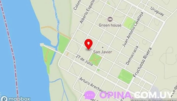 mapa de Segundo B Centro de formación en San Javier