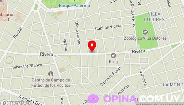 mapa de Select Propiedades Agencia inmobiliaria en Montevideo