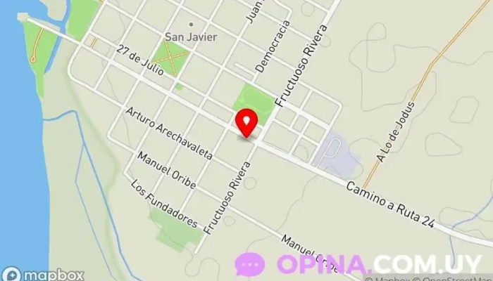 mapa de Semilleria San Javier, Nadia Novac Vivero en San Javier