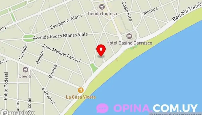 mapa de Senoclínica Clínica ambulatoria en Montevideo