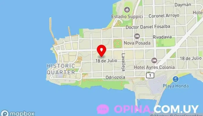 mapa de Sergio Mato Inmobiliaria Agencia inmobiliaria en Col. del Sacramento