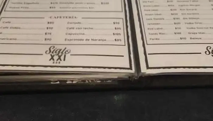 Siglo Xxi Bar Menu - Montevideo