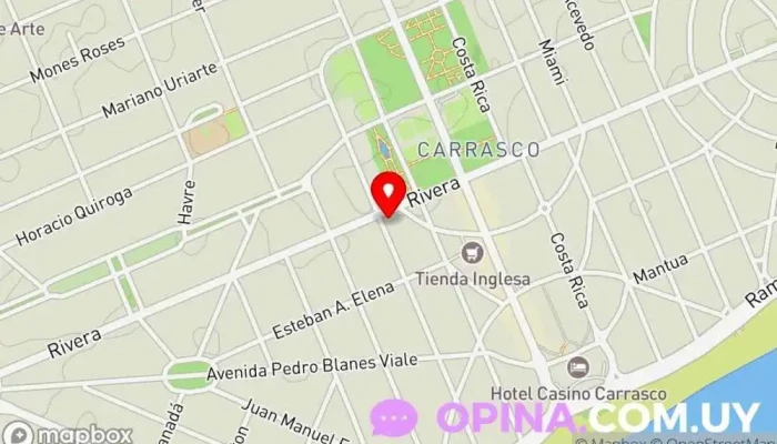 mapa de Siri Propiedades Agencia inmobiliaria en Montevideo