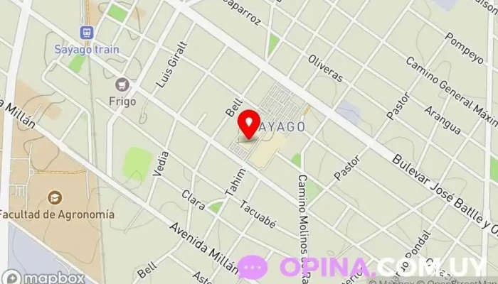 mapa de Sitio del Lector Tienda de bolígrafos en Montevideo