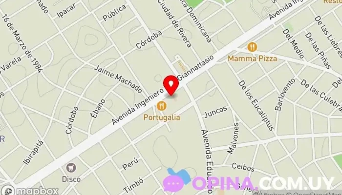 mapa de SMI Solymar Clínica ambulatoria en Ciudad de la Costa