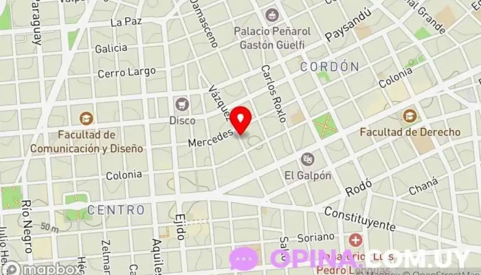 mapa de SMILING Clínica Dental Clínica dental en Montevideo