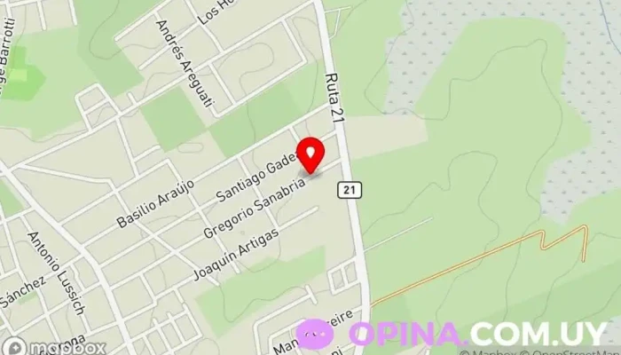 mapa de Soares Netto Propiedades Agencia inmobiliaria en m2