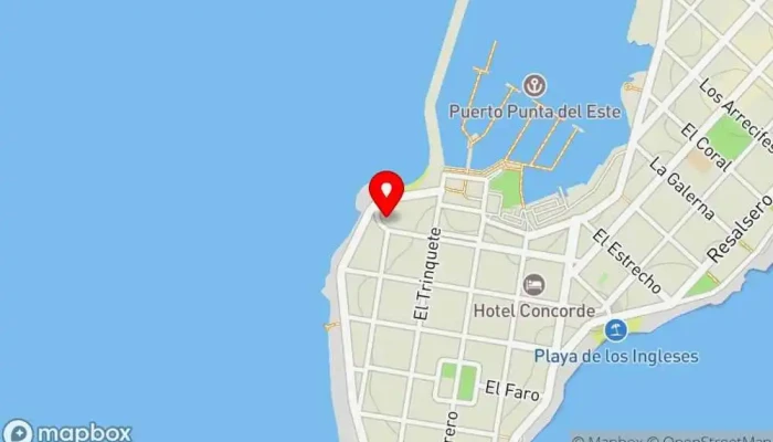 mapa de Societe 1907 Restaurante, Bar, Cafetería, Restaurante peruano, Restaurante de sushi en Punta del Este