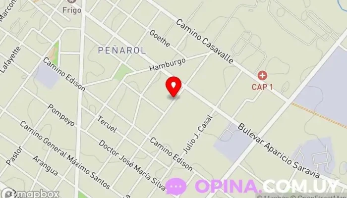 mapa de Soff Papelería en Montevideo