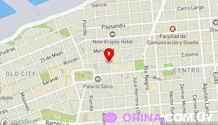 mapa de SoiDent Clínica Odontológica Clínica dental en Montevideo