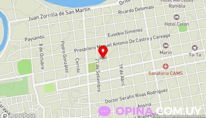 mapa de SOL PACKAGING Papelería en Mercedes