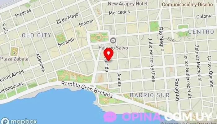 mapa de Sonrisas Uruguay Clínica dental en Montevideo