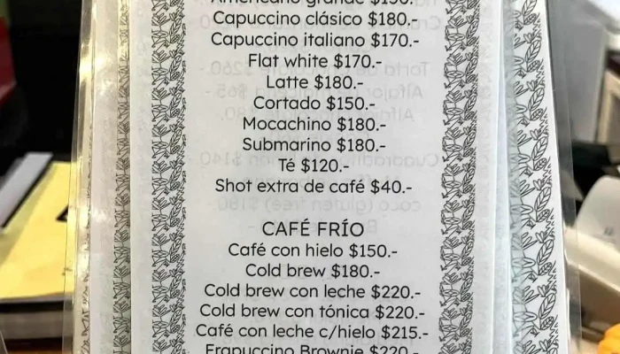 Soy Cafe Menu - Montevideo