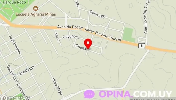 mapa de SR Minas Autoescuela en Minas