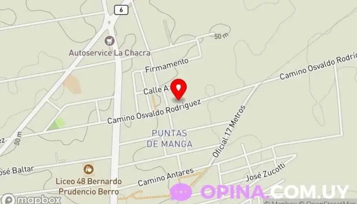 mapa de Steel One Desarrollo metropolitano viviendas en manga Complejo de viviendas en Montevideo