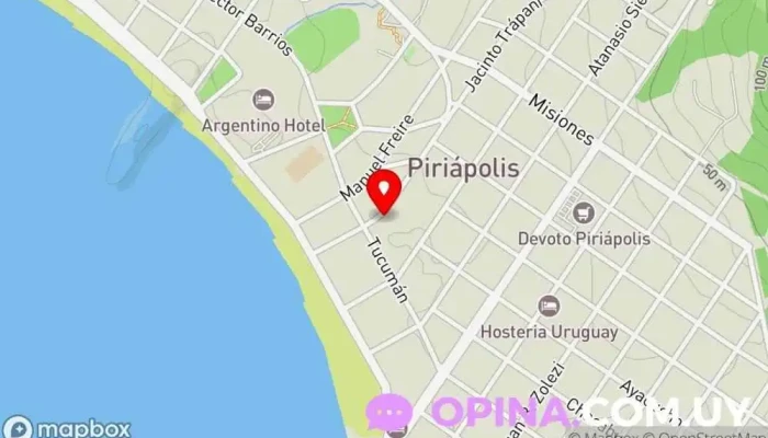 mapa de Steps Academia de inglés en Piriápolis