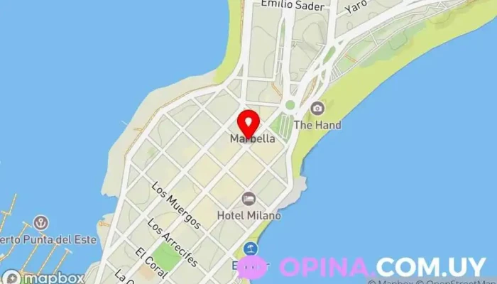 mapa de Stern Inmobiliaria y Administracion Agencia inmobiliaria especializada en alquileres en Punta del Este