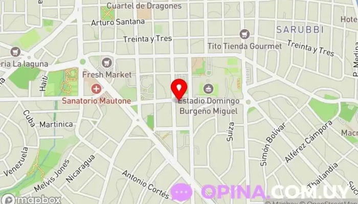 mapa de Sticky Papelería, Copistería, Tienda de bolígrafos en Maldonado