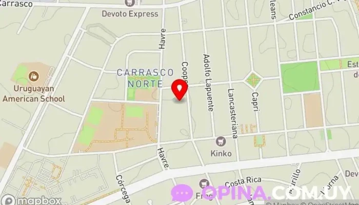 mapa de St.Patrick’s Preuniversitario Colegio privado en Montevideo