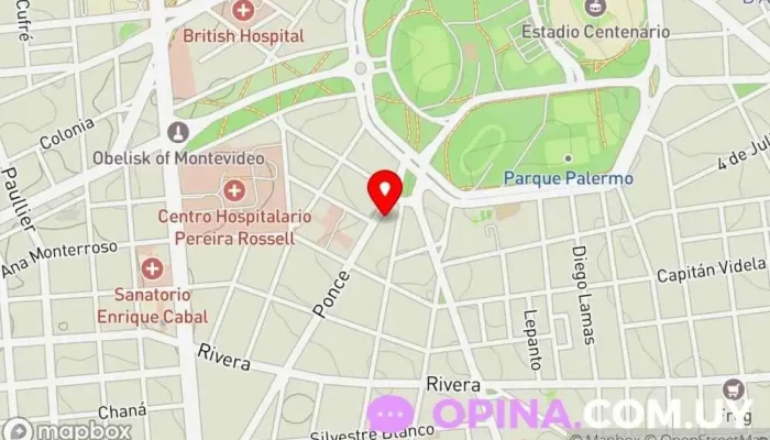 mapa de STYLO SIGLO XXI Clínica de cirugía plástica, Esteticista facial, Spa, Clínica especializada en Montevideo
