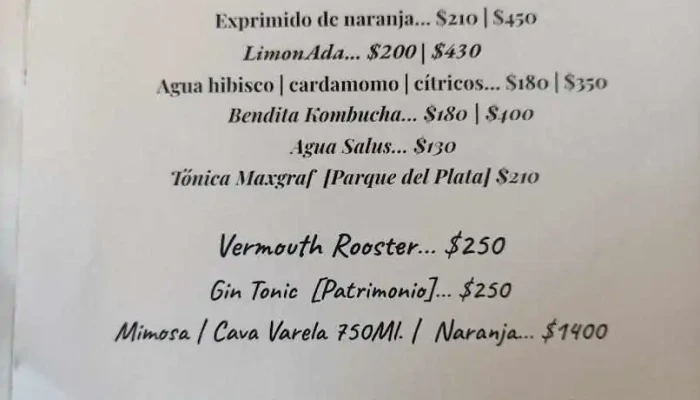 Sucre Sale Bistro Mvd Menu - Montevideo