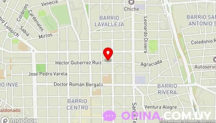 mapa de SUMMA Academia de baile, Profesor de bailes de salón, Compañía de danza, Clases de salsa en Maldonado