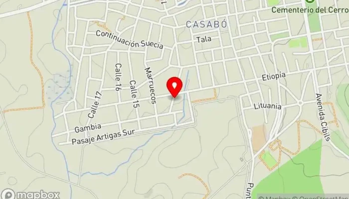 mapa de Super Costo Tienda de alimentación en Montevideo