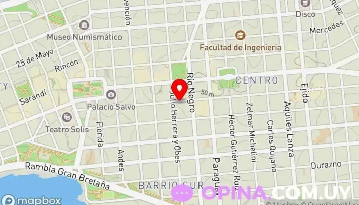 mapa de SuperArte Imprenta en Montevideo