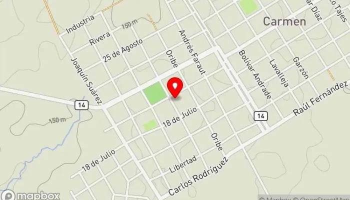 mapa de Supermercado Minitr3s Supermercado, Comercio en Villa del Carmen