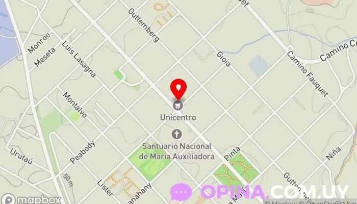 mapa de Supermercado Unicentro Supermercado en Montevideo