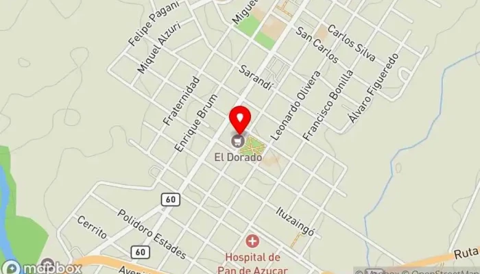 mapa de Supermercados El Dorado Supermercado en Pan de Azúcar