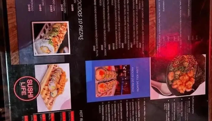 Sushi Life Colonia -  Menu - Col. del Sacramento