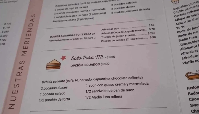 Sweetie Boutique Bakery -  Menu - Montevideo