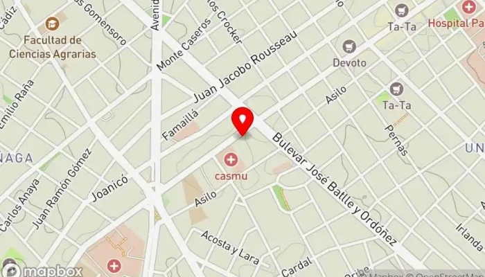 mapa de Ta-Ta Supermercado en Montevideo