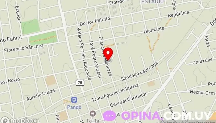 mapa de Taller De Cocina Saludable Escuela en Pando