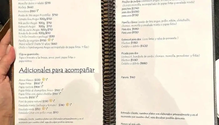 Tannat -  Menu - Montevideo