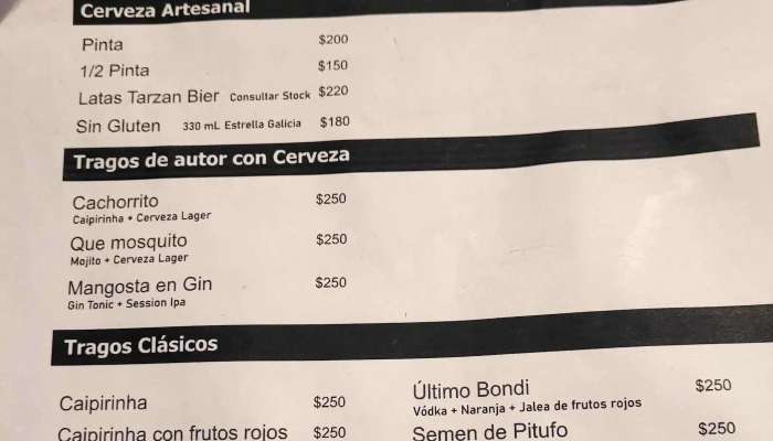 Tarzan Bier -  Comentario 2 - Maldonado