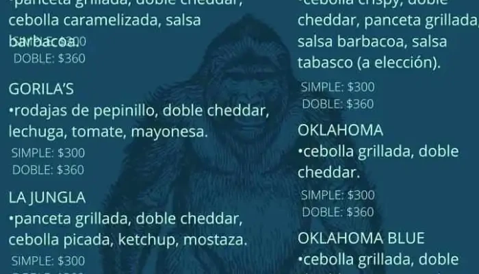 Tarzan Bier -  Menu - Maldonado