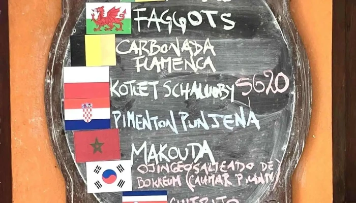 Tasca Del Sur -  Menu - Col. del Sacramento