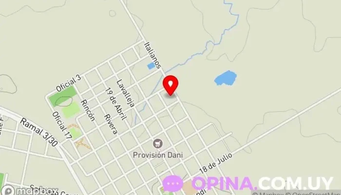 mapa de Técnica Prevencionista Andrea Alves Universidad pública en Tomas Gomensoro