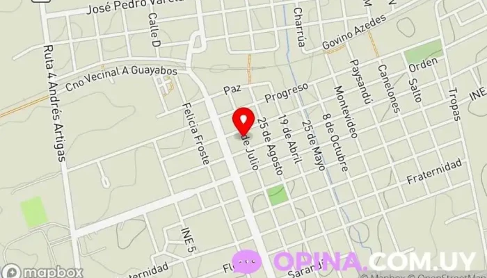 mapa de Tecno - Guichon Tienda de informática en Guichón