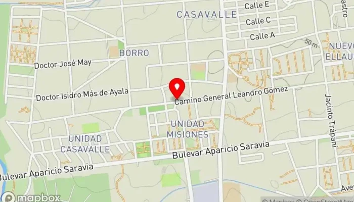 mapa de Tefi Uruguay Restaurante de comida para llevar en Montevideo