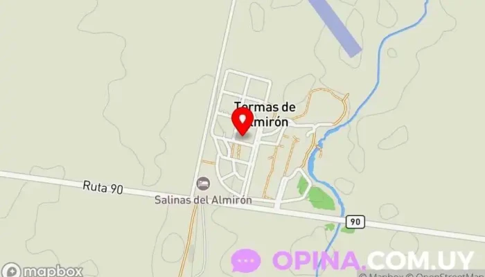 mapa de Termas de Almirón - Inmobiliaria Malis Hotel en Termas de Almirón