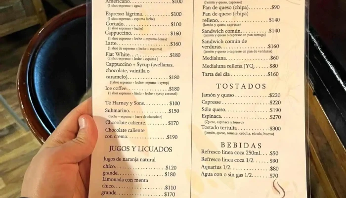 Tertulia Cafe Del Teatro Menu - Montevideo