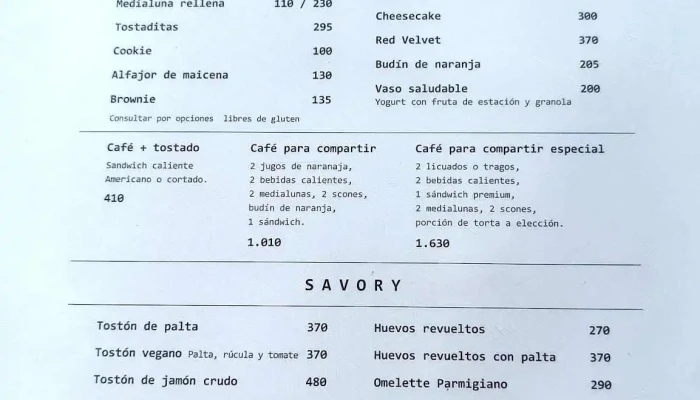 The Lab Coffee Roasters Pocitos Menu - Montevideo