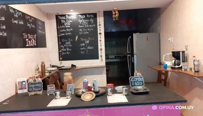 The Taste Of India -  Menu - Montevideo