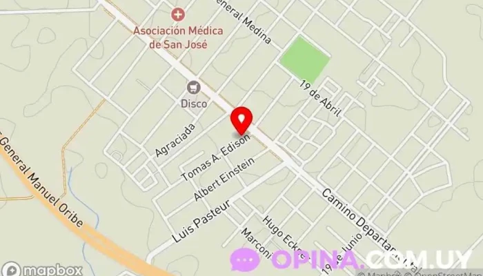 mapa de Ticomar-coche escuela Asesor educativo en Libertad