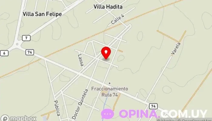 mapa de Tienda Emma Papelería en Joaquín Suárez