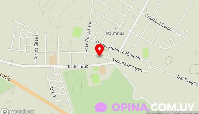 mapa de Tienda Jamaica Papelería y Regalería Papelería en Palmitas