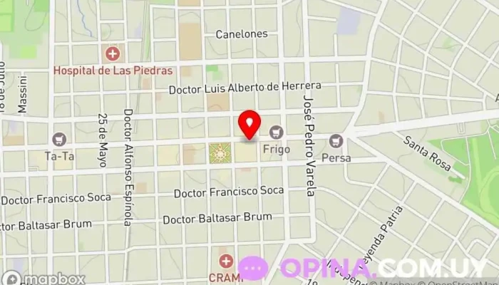 mapa de Tienda Nifuri Tienda de artículos para el hogar en Las Piedras